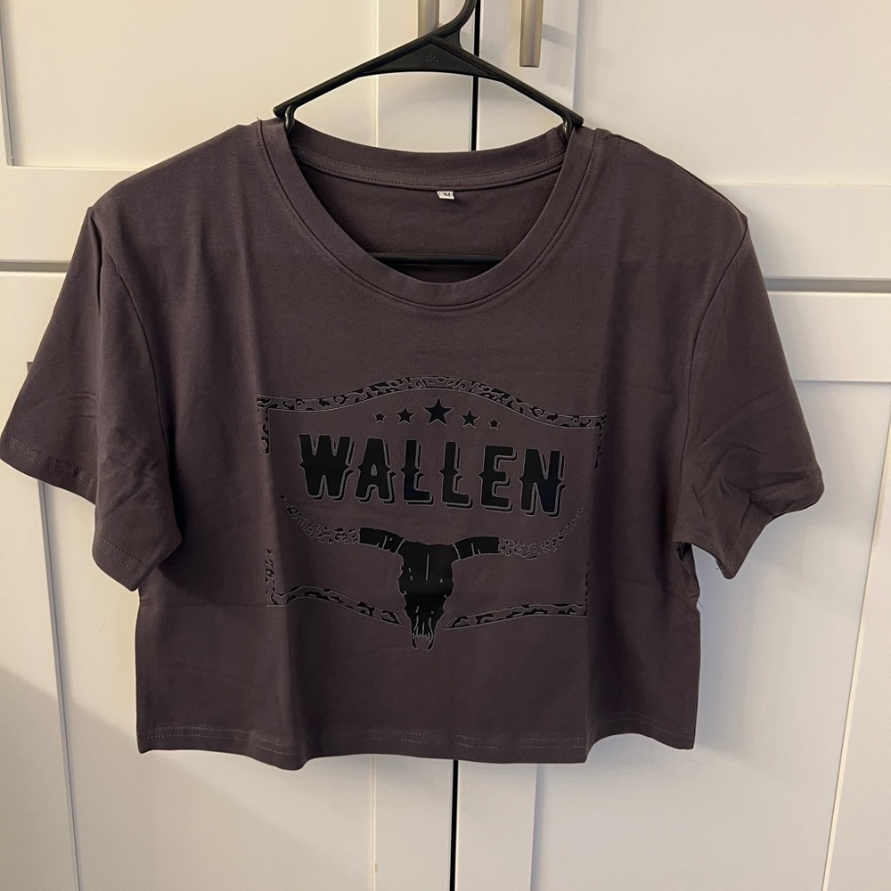 NWT WOMENS MORGAN WALLEN CROP TOP